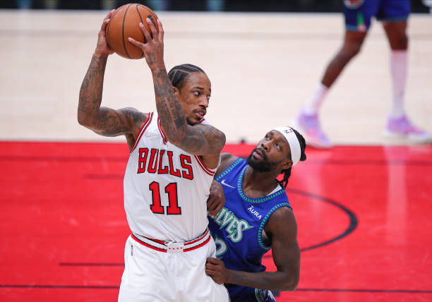 DeMar DeRozan Chicago Bulls against Timberwolves